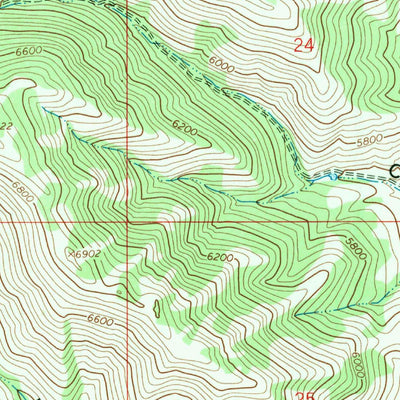 United States Geological Survey Ireland Springs, ID (1968, 24000-Scale) digital map