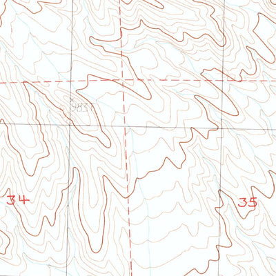 United States Geological Survey Ireteba Peaks, NV (1984, 24000-Scale) digital map