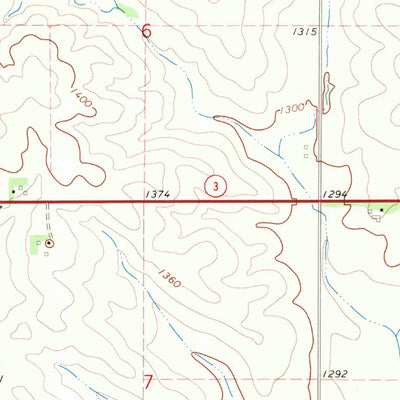 United States Geological Survey Ireton SW, IA (1969, 24000-Scale) digital map