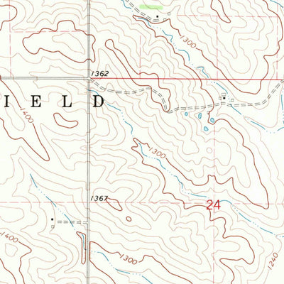 United States Geological Survey Ireton SW, IA (1969, 24000-Scale) digital map