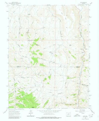 United States Geological Survey Iris, CO (1962, 24000-Scale) digital map