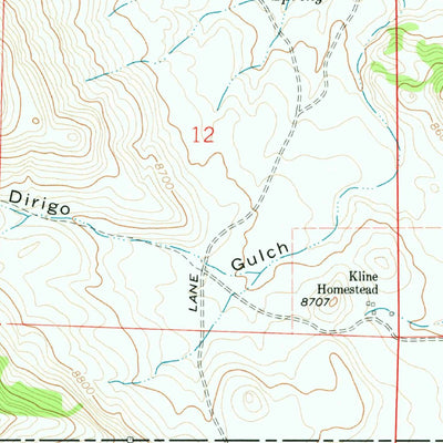 United States Geological Survey Iris, CO (1962, 24000-Scale) digital map