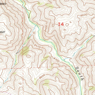 United States Geological Survey Iris NW, CO (1954, 24000-Scale) digital map