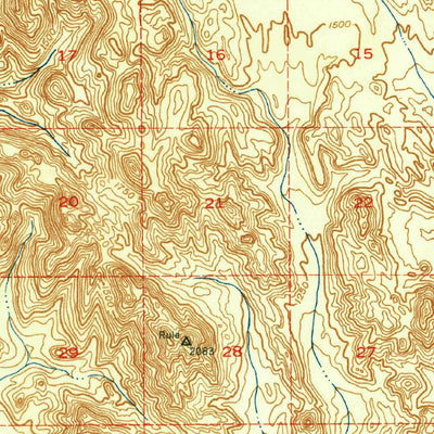 United States Geological Survey Iris Pass, CA (1940, 62500-Scale) digital map