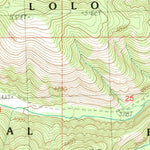 United States Geological Survey Iris Point, MT (1989, 24000-Scale) digital map