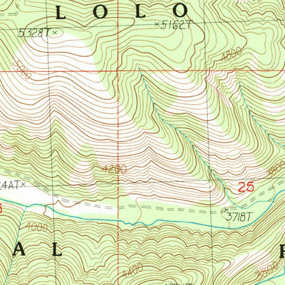 United States Geological Survey Iris Point, MT (1989, 24000-Scale) digital map