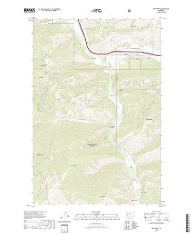 United States Geological Survey Iris Point, MT (2020, 24000-Scale) digital map
