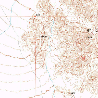 United States Geological Survey Iris Wash, CA (1992, 24000-Scale) digital map