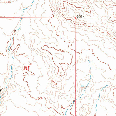 United States Geological Survey Irish Butte, SD (1968, 24000-Scale) digital map