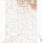 United States Geological Survey Irish Butte, SD (1993, 24000-Scale) digital map