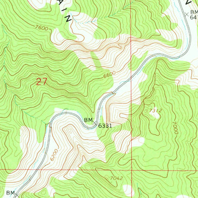 United States Geological Survey Irish Canyon, CO (1966, 24000-Scale) digital map