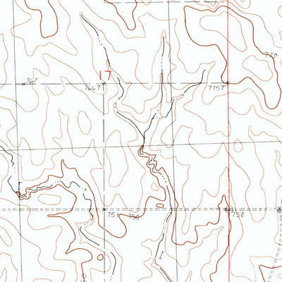 United States Geological Survey Irish Creek NE, SD (1983, 24000-Scale) digital map