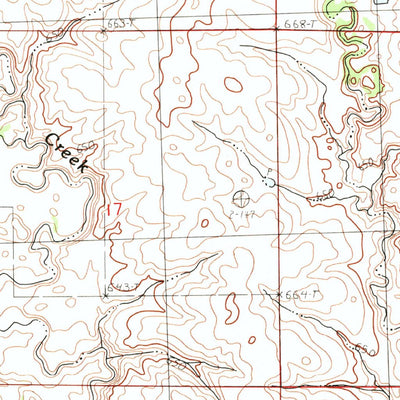 United States Geological Survey Irish Creek SE, SD (1982, 24000-Scale) digital map