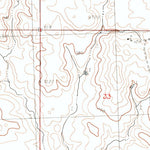 United States Geological Survey Irish Creek SW, SD (1982, 24000-Scale) digital map