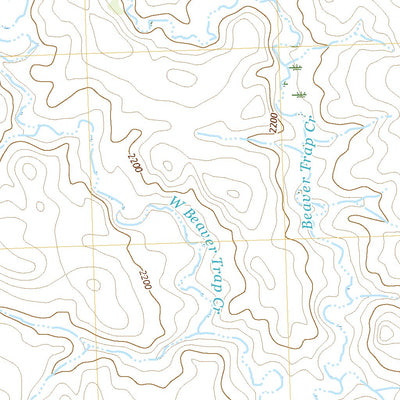 United States Geological Survey Irish Creek SW, SD (2021, 24000-Scale) digital map