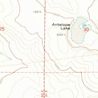 United States Geological Survey Irish Lake, OR (1967, 24000-Scale) digital map