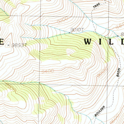 United States Geological Survey Irish Rock, WY (1987, 24000-Scale) digital map