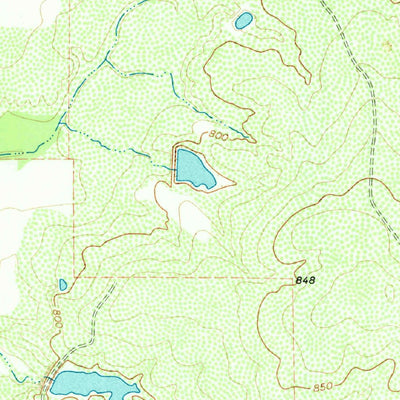 United States Geological Survey Irishman Hill, TX (1970, 24000-Scale) digital map