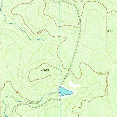 United States Geological Survey Irishman Hill, TX (1970, 24000-Scale) digital map