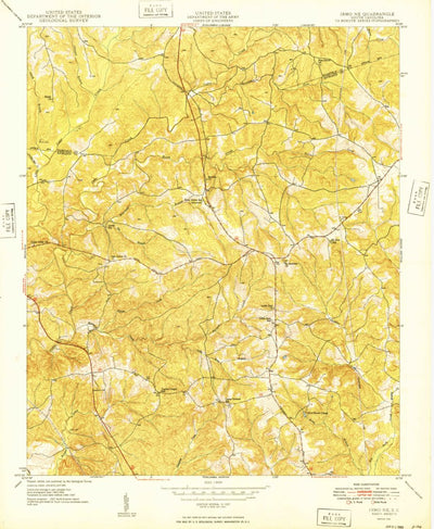 United States Geological Survey Irmo NE, SC (1949, 24000-Scale) digital map