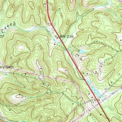 United States Geological Survey Irmo NE, SC (1971, 24000-Scale) digital map