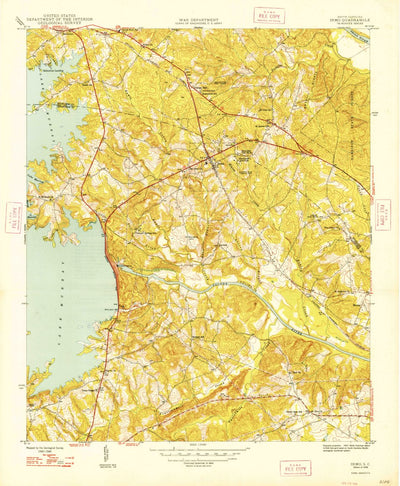 United States Geological Survey Irmo, SC (1948, 24000-Scale) digital map