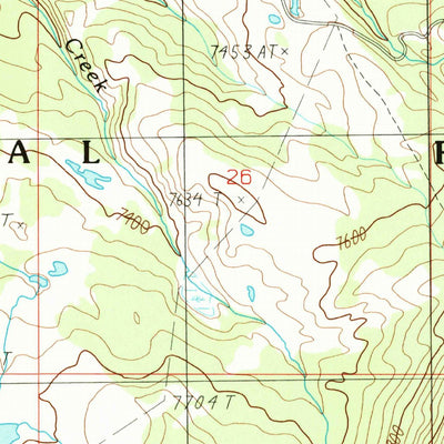 United States Geological Survey Iron Creek, MT (1988, 24000-Scale) digital map