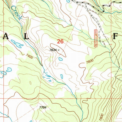 United States Geological Survey Iron Creek, MT (1997, 24000-Scale) digital map