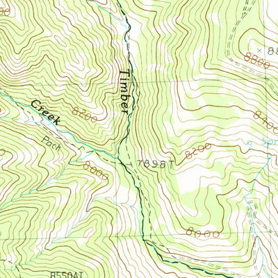 United States Geological Survey Iron Creek Point, ID (1987, 24000-Scale) digital map