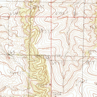 United States Geological Survey Iron Creek, WY (1985, 24000-Scale) digital map