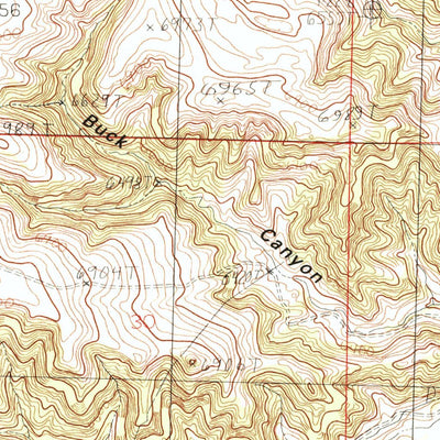 United States Geological Survey Iron Creek, WY (1985, 24000-Scale) digital map