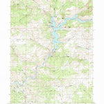 United States Geological Survey Iron Gate Reservoir, CA (1984, 24000-Scale) digital map