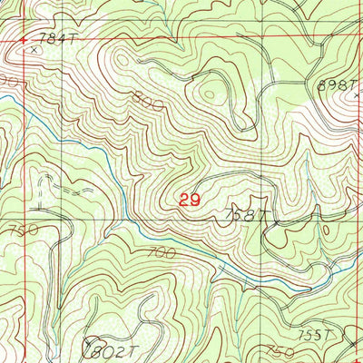 United States Geological Survey Iron Gate Reservoir, CA (1984, 24000-Scale) digital map