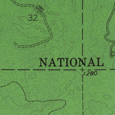 United States Geological Survey Iron Lake NE, WI (1961, 24000-Scale) digital map