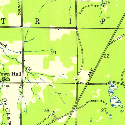 United States Geological Survey Iron Lake, WI (1943, 48000-Scale) digital map