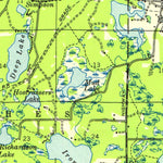 United States Geological Survey Iron Lake, WI (1943, 48000-Scale) digital map