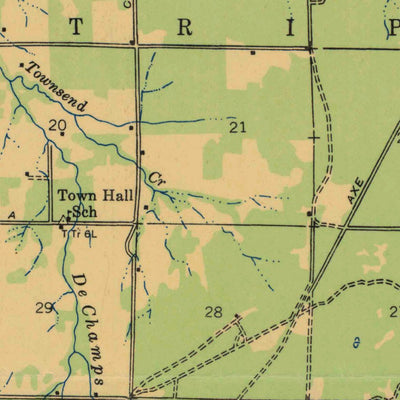 United States Geological Survey Iron Lake, WI (1947, 48000-Scale) digital map