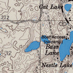 United States Geological Survey Iron Lake, WI (1961, 24000-Scale) digital map
