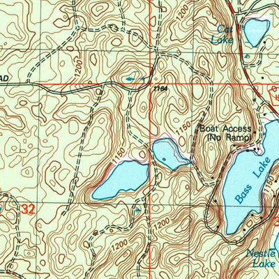 United States Geological Survey Iron Lake, WI (2005, 24000-Scale) digital map