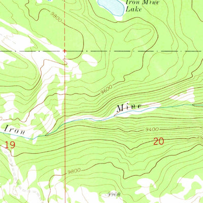 United States Geological Survey Iron Mine Mountain, UT (1972, 24000-Scale) digital map