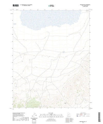 United States Geological Survey Iron Mine Pass, UT (2023, 24000-Scale) digital map
