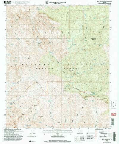United States Geological Survey Iron Mountain, AZ (2004, 24000-Scale) digital map
