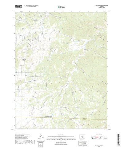 United States Geological Survey Iron Mountain, CO (2022, 24000-Scale) digital map
