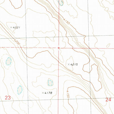 United States Geological Survey Iron Mountain Flat, OR (1980, 24000-Scale) digital map
