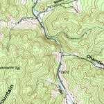 United States Geological Survey Iron Mountain Gap, TN-NC (1960, 24000-Scale) digital map