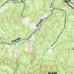 United States Geological Survey Iron Mountain Gap, TN-NC (1960, 24000-Scale) digital map