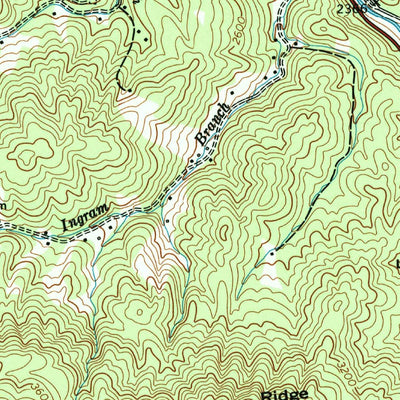 United States Geological Survey Iron Mountain Gap, TN-NC (1960, 24000-Scale) digital map