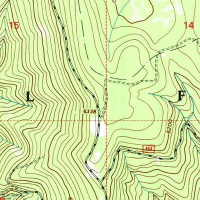 United States Geological Survey Iron Mountain, ID (1995, 24000-Scale) digital map