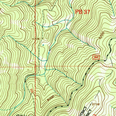 United States Geological Survey Iron Mountain, ID (1995, 24000-Scale) digital map