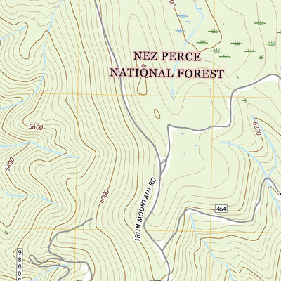 United States Geological Survey Iron Mountain, ID (2020, 24000-Scale) digital map